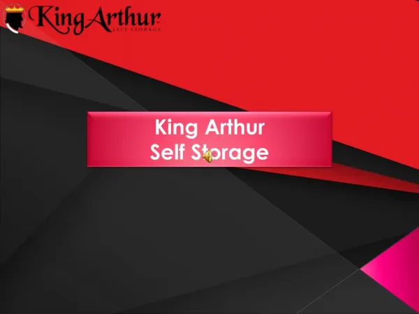 State of the Art Security System in KingArthur Self Storage