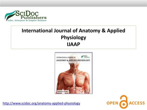 International Journal of Anatomy & Applied Physiology