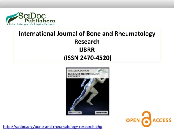 International Journal of Bone and Rheumatology Research ISSN 2470-4520