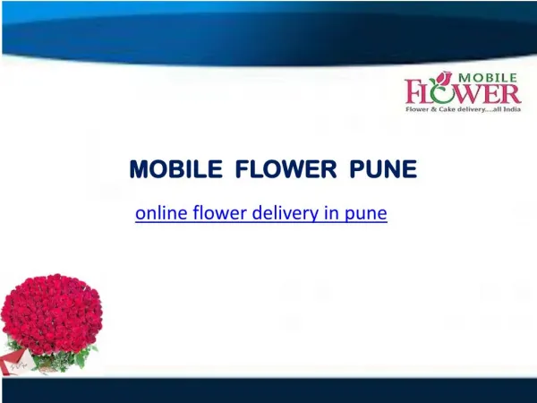online flower delivery in pune