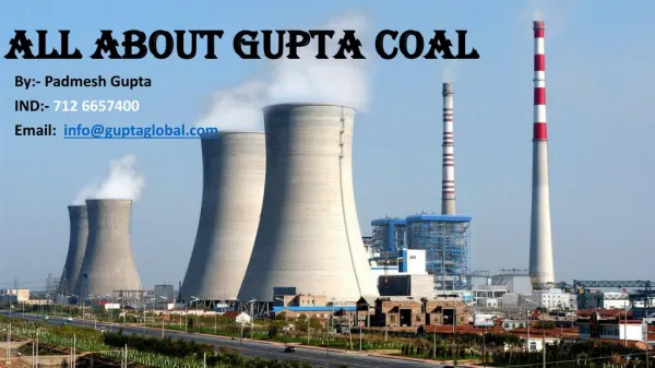 All about gupta coal