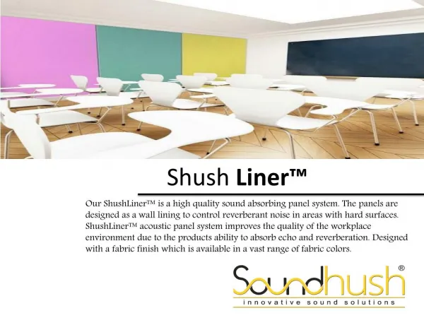 Shush Liner Acoustic Wall Panels