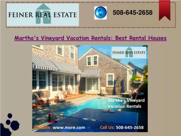 Martha's Vineyard Vacation Rentals: Best Rental Houses