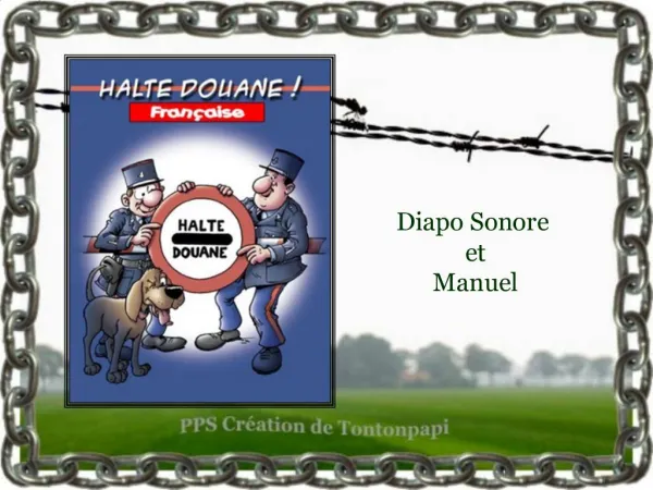 Diapo Sonore et Manuel