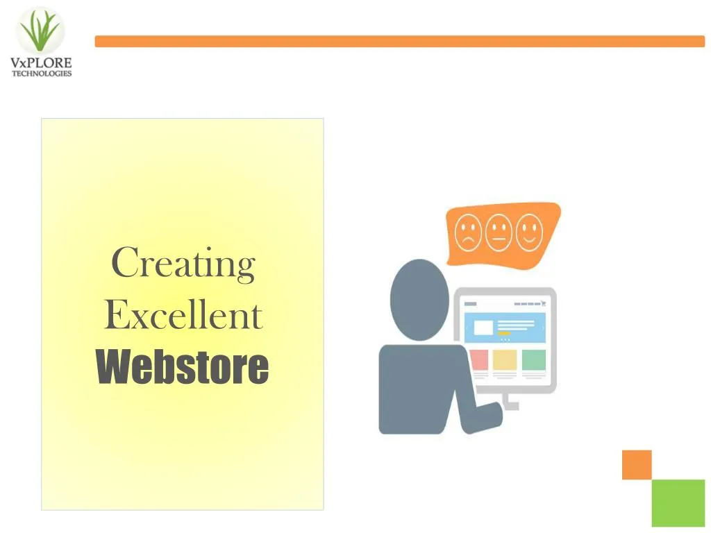 creating excellent webstore