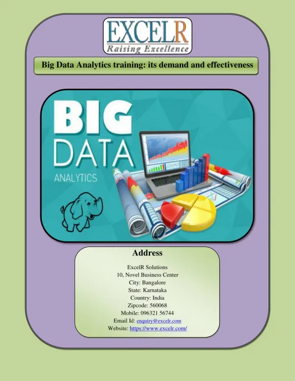 Big Data Analytics training: its demand and effectiveness