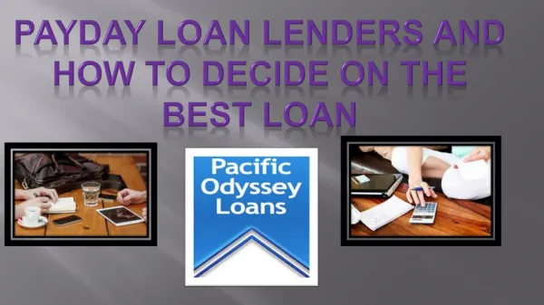 Borrowing Loans From Payday Loan Lenders