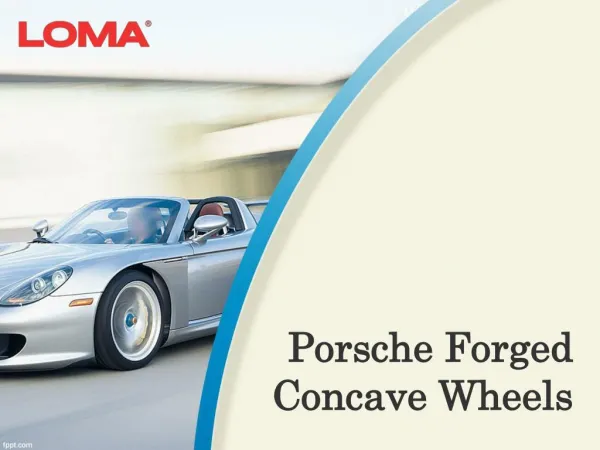 Porsche Forged Concave Wheels