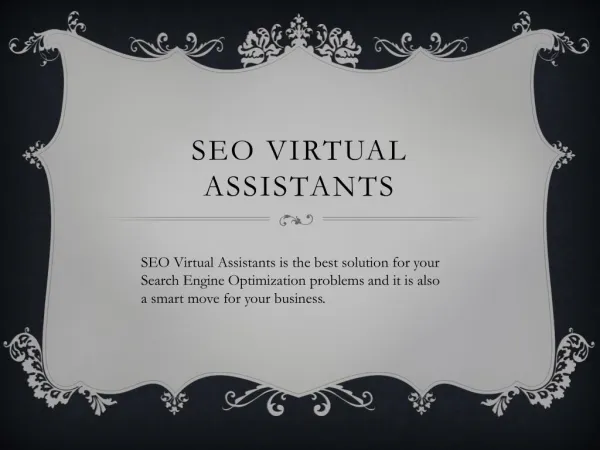 What SEO Virtual Assistant Do?