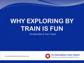 8 Advantages of Travelling by Train - slide 1