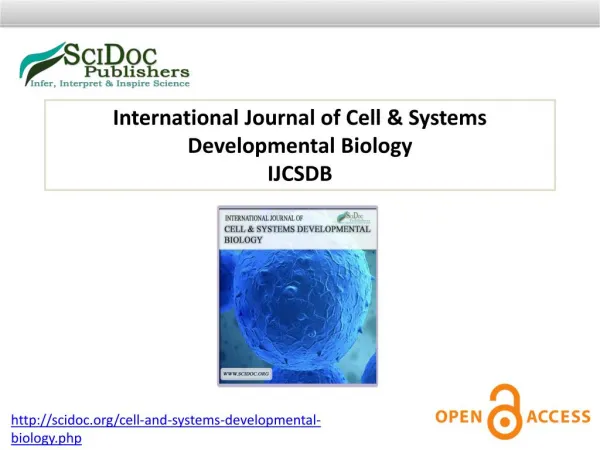 International Journal of Cell & Systems Developmental Biology