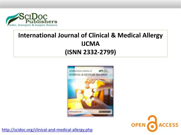 International Journal of Clinical & Medical Allergy ISSN 2332-2799