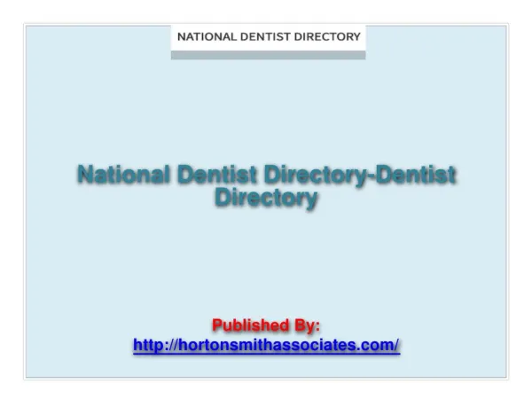 Dentist Directory