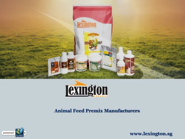Animal Feed Premix Manufacturers