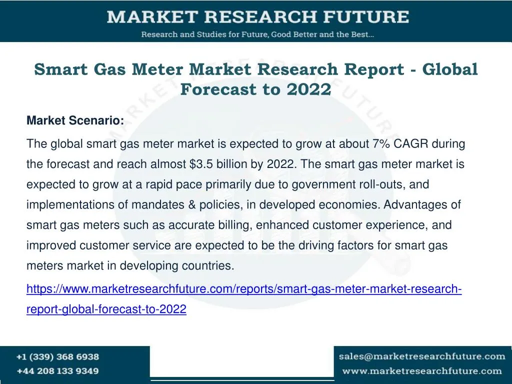smart gas meter market research report global forecast to 2022