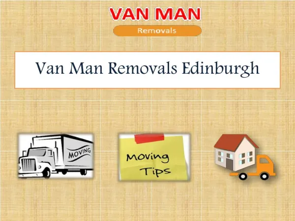 Man with a van Edinburgh