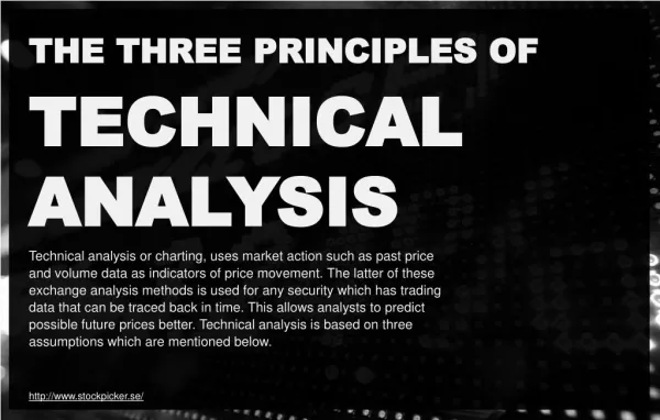 Three things investors should know about technical analysis