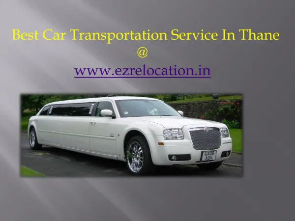 Car Transportation in Thane