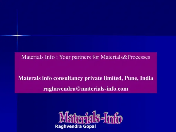Materials info consultancy private limited