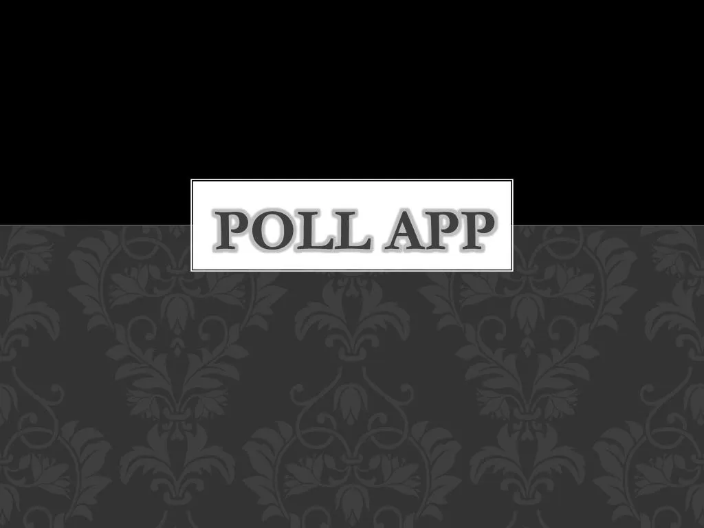 poll app