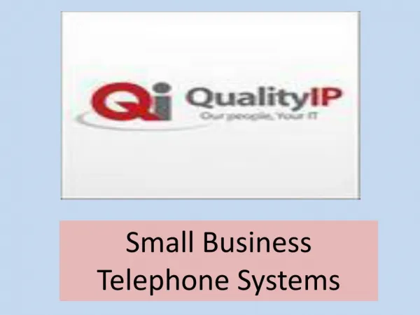 Small Business Telephone Systems