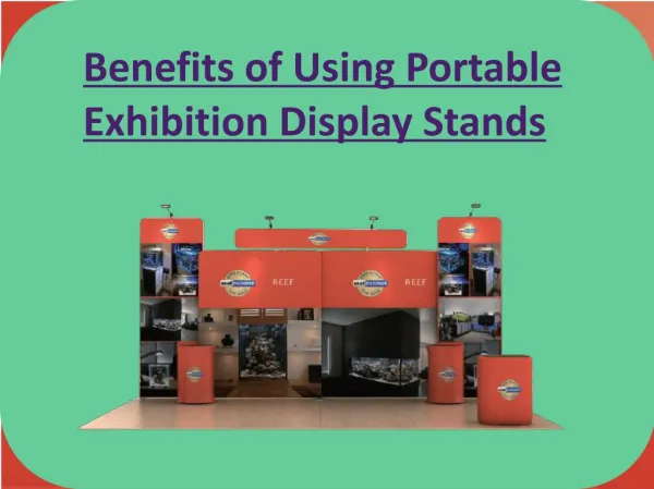 Benefits of Using Portable Exhibition Display Stands