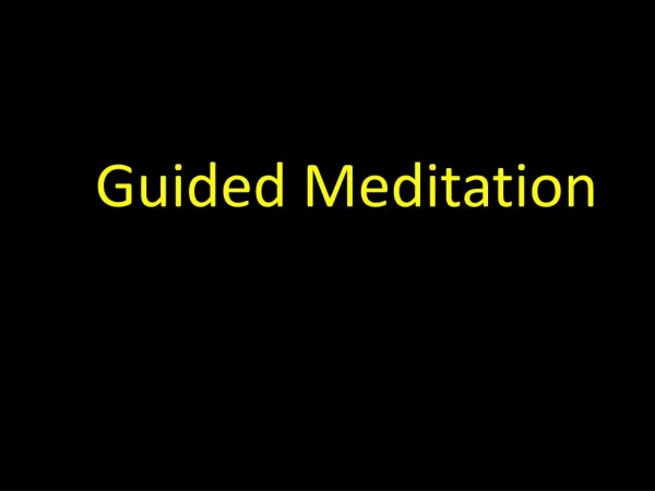 Timeless Awareness -- A Self-Guided Meditation