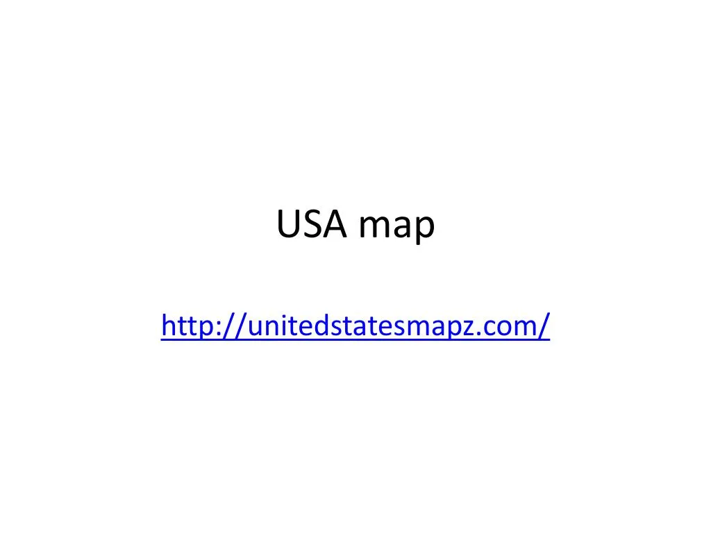 usa map