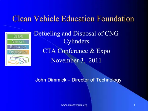 Clean Vehicle Education Foundation