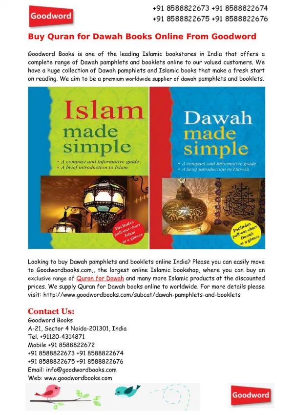 Buy Quran for Dawah Books Online From Goodword