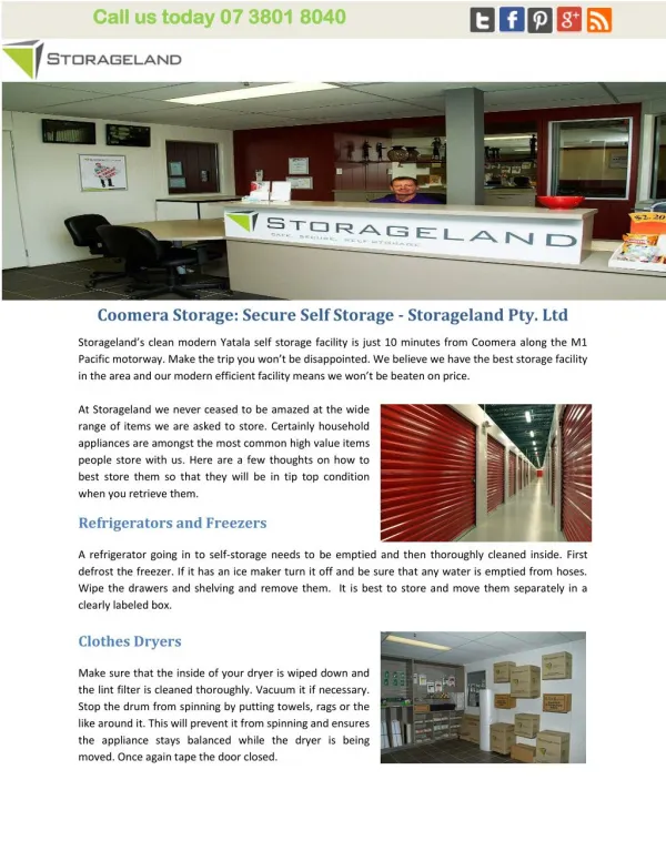 Coomera Storage: Secure Self Storage - Storageland Pty. Ltd
