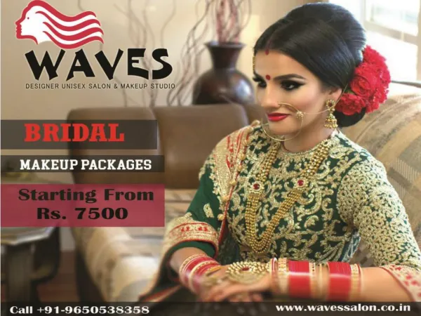 Best bridal makeup packages and service till 29th October up to 50% off.