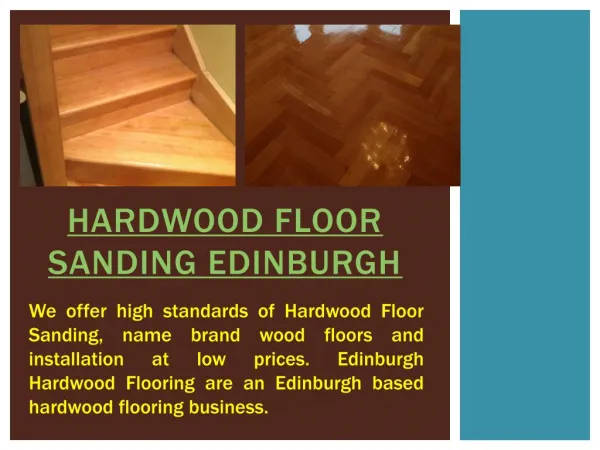 floor sanding edinburgh