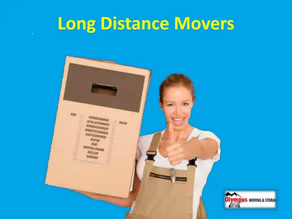 Long Distance Movers