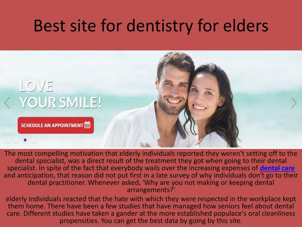 best site for dentistry for elders