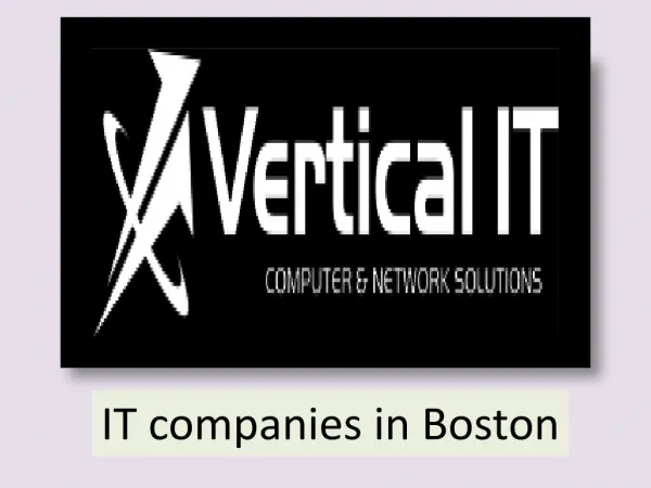 IT companies in Boston