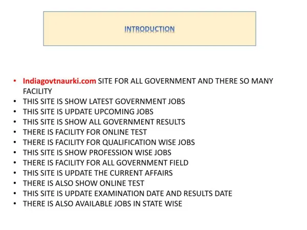 indiagovtnaukri.com- Online Test- Daily Current Affairs- exam result
