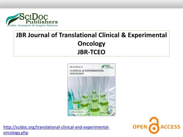 JBR Journal of Translational Clinical & Experimental Oncology
