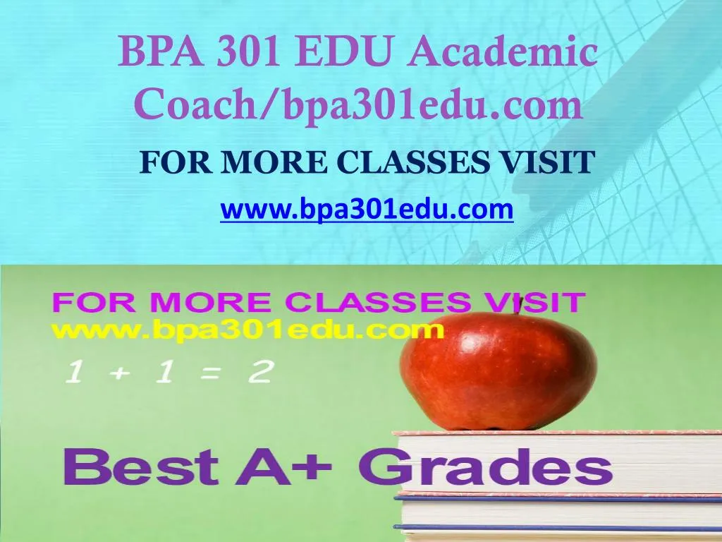 bpa 301 edu academic coach bpa301edu com