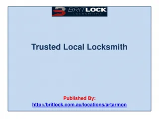 Britlock Locksmiths - slide 1