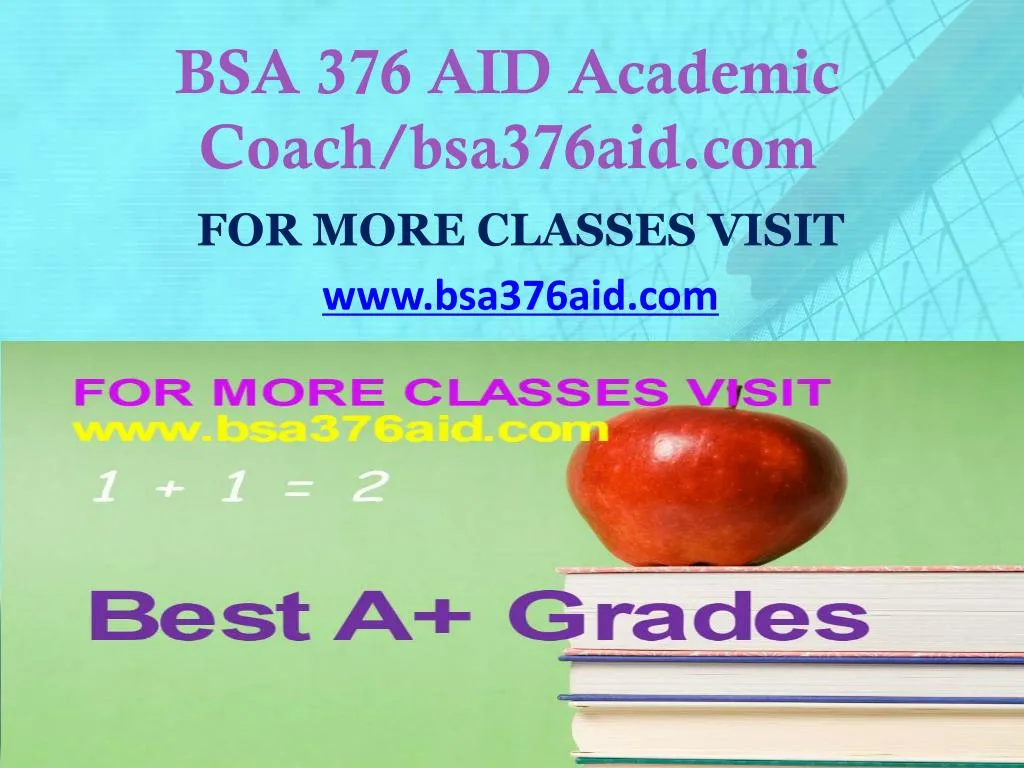 bsa 376 aid academic coach bsa376aid com
