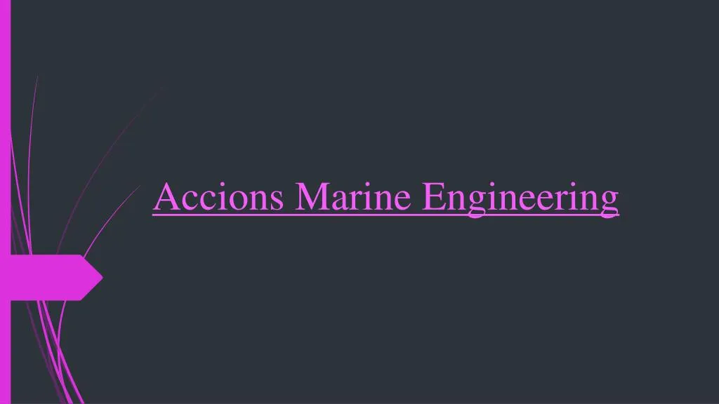 accions marine engineering