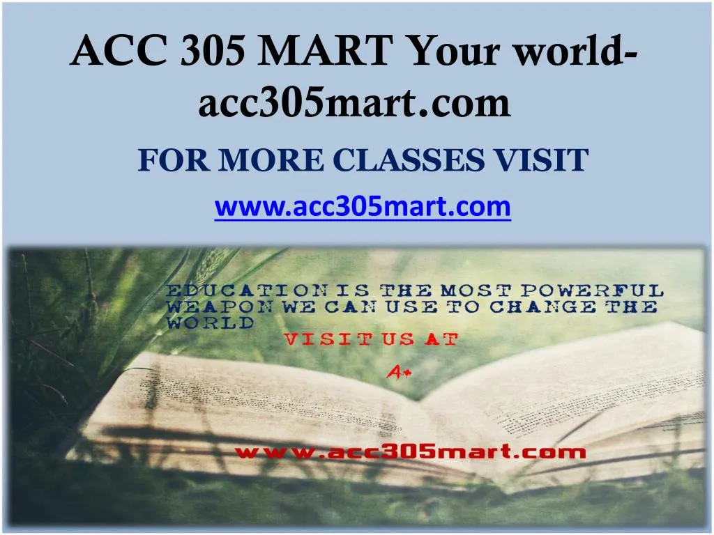acc 305 mart your world acc305mart com