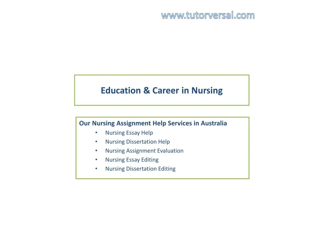 education career in nursing