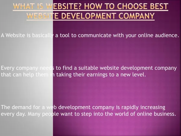 How to Choose Best Website Development Firm
