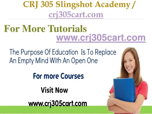 CRJ 305 Slingshot Academy / crj305cart.com