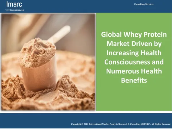 Whey Protein Powder Market Report - Industry Analysis, Trends, & Opportunities