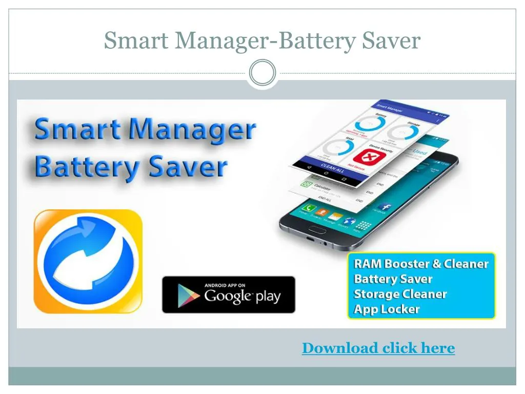 smart manager battery saver