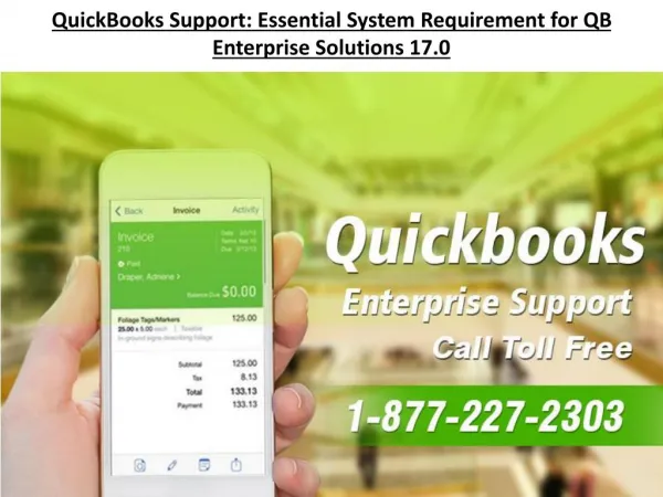 QuickBooks Support: Essential System Requirement for QB Enterprise Solutions 17.0