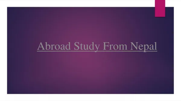Things to be noted when Thinking about Studying in Abroad